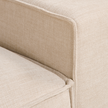 Hoekbank Lara - Stof Beige Links