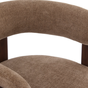 Barkruk Rose - Taupe met Armleuning