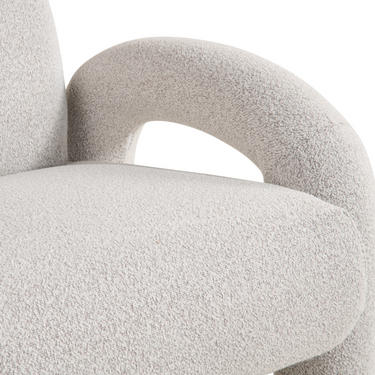 Fauteuil Phiel - Bouclé Naturel