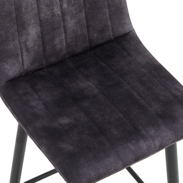 Barkruk Jax - Velvet Antraciet