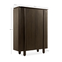 Wandkast Rondo - 150cm Donkerbruin