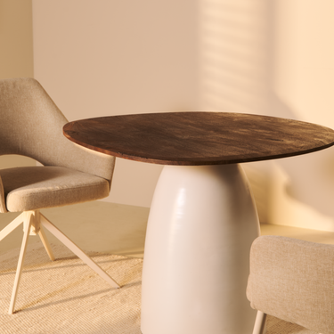 Eettafel Bora - Ø140cm Bruin