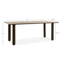 Eettafel Rondo - 200cm Donkerbruin