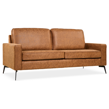 2-Zits Bank Noa - Microleder Cognac