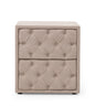 Nachtkastje Oxybedd Beige - vierkant - Mooier Thuis