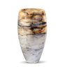 Terroso Vaas Zand - Marmerglas - 38 cm - Ø 21 cm - Mooier Thuis