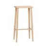 Folk Barkruk Naturel - 25 cm breed - Mooier Thuis