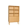 Boekenkast naturel - naturel en bruin - Mooier Thuis