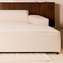 Hoekbank Lara - Stof Beige Rechts