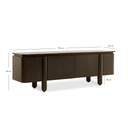 TV-Meubel Rondo - 175cm Donkerbruin