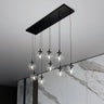 COSMO 9-lichts hanglamp - Helder glas hanglamp met ronde bol - afbeelding 5