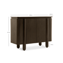 Dressoir Rondo - 105cm Donkerbruin