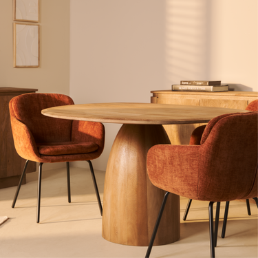 Eettafel Bora - Ø120cm Naturel
