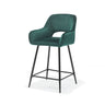 Barkruk Katy - Fluweel Groen - 52 cm breed - Mooier Thuis