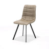 Eetkamerstoel Cora - Kunstleer Beige - 59 cm breed - Mooier Thuis