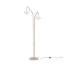 Como Vloerlamp 2-lichts Beige - beige en wit - Mooier Thuis