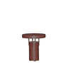 BringMe Draagbare mini-lamp metallic bordeaux tafellamp draadloos - 18 cm breed - Mooier Thuis
