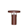 BringMe Draagbare Lamp Metalliek Bordeauxrood tafellamp draadloos - 25 cm breed - Mooier Thuis