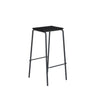 Stilt Barkruk Zwart - 38 cm breed - Mooier Thuis