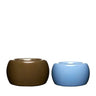 Maru Potten klein blauw/bruin (set van 2) bloempot - blauw en bruin - Mooier Thuis