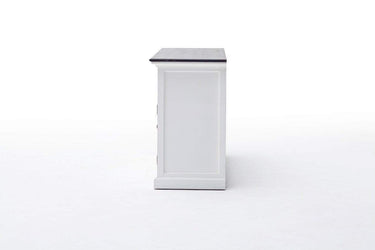 Halifax Contrast Buffetkast 145 cm | Wit/Zwart - afbeelding 9