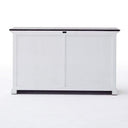 Halifax Contrast Buffetkast 145 cm | Wit/Zwart - afbeelding 10