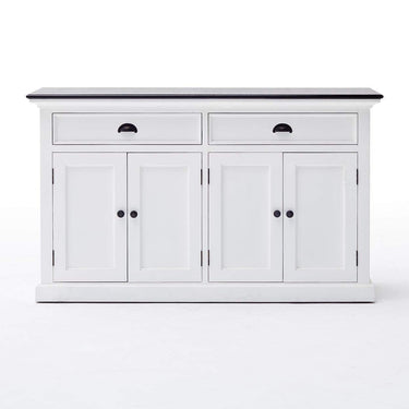 Halifax Contrast Buffetkast 145 cm | Wit/Zwart - afbeelding 12
