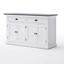 Halifax Contrast Buffetkast 145 cm | Wit/Zwart - afbeelding 7