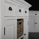 Halifax Buffetkast met 2 rotan manden 124 cm | Wit - afbeelding 21