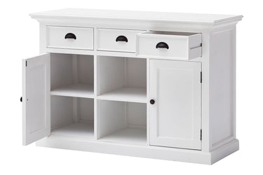 Halifax Buffetkast met 2 rotan manden 124 cm | Wit - afbeelding 30