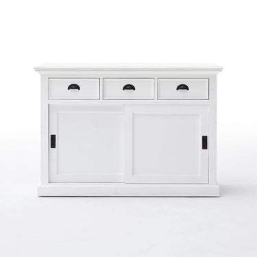 Halifax Buffetkast met schuifdeuren 125 cm | Wit - Mooier Thuis