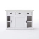 NovaSolo Halifax Buffetkast met schuifdeuren 125 cm | Wit