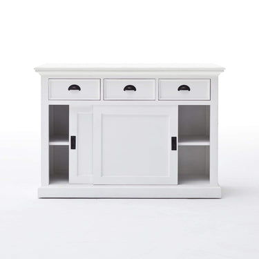 NovaSolo Halifax Buffetkast met schuifdeuren 125 cm | Wit