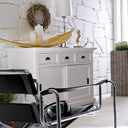 Halifax Buffetkast met schuifdeuren 125 cm | Wit - afbeelding 2