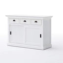 Halifax Buffetkast met schuifdeuren 125 cm | Wit - afbeelding 8