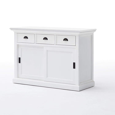 Halifax Buffetkast met schuifdeuren 125 cm | Wit - afbeelding 8