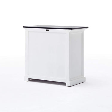 Halifax Contrast Dressoir 90 cm | Wit/Zwart - afbeelding 10