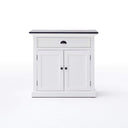 Halifax Contrast Dressoir 90 cm | Wit/Zwart - afbeelding 11