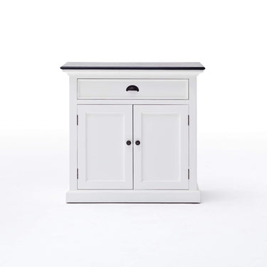 Halifax Contrast Dressoir 90 cm | Wit/Zwart - afbeelding 11