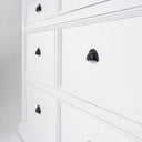 Halifax Commode 145 cm met 6 lades | Wit - afbeelding 9