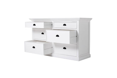 Halifax Commode 145 cm met 6 lades | Wit - afbeelding 14