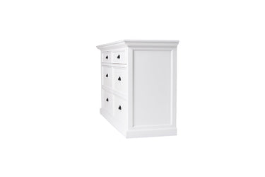 Halifax Commode 145 cm met 6 lades | Wit - afbeelding 15