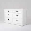 Halifax Commode 145 cm met 6 lades | Wit - afbeelding 19