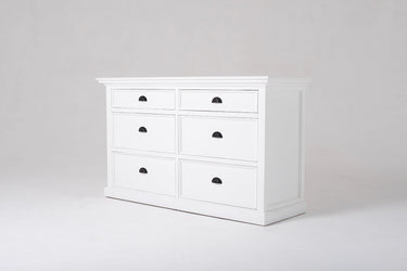 Halifax Commode 145 cm met 6 lades | Wit - afbeelding 19