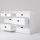 Halifax Commode 145 cm met 6 lades | Wit - afbeelding 20