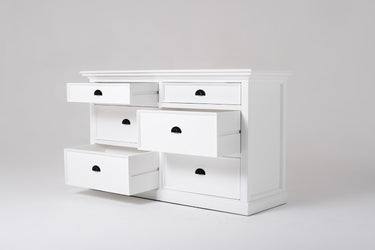 Halifax Commode 145 cm met 6 lades | Wit - afbeelding 20