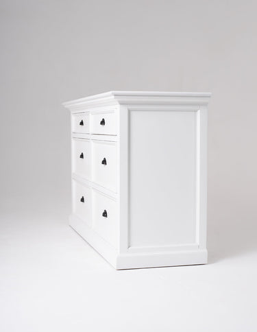 Halifax Commode 145 cm met 6 lades | Wit - afbeelding 21