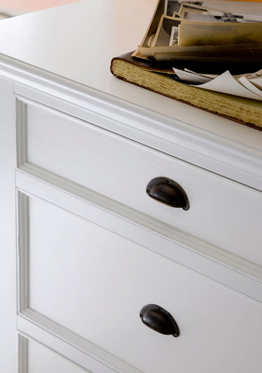 Halifax Commode 145 cm met 6 lades | Wit - afbeelding 4