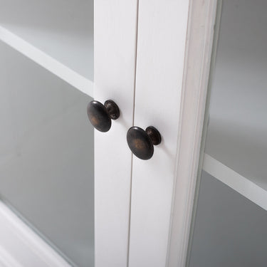Halifax Buffetkast met 2 glazen deuren 90 cm | Wit - afbeelding 3