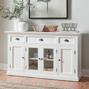 NovaSolo Halifax Dressoir met 4 deuren en 3 lades | Wit